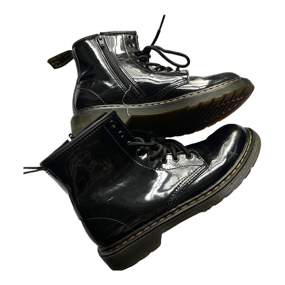 Doc Dr. Martens black patent leather boots 36 L 5 euc - Picture 2 of 7